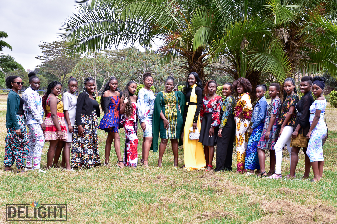Made in Delight outfits display at Uhuru park