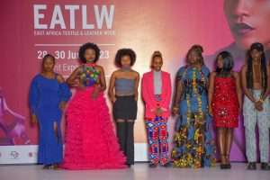 Vibrant display of East Africa Textile and Leather Week 2023 featuring innovative designs, sustainable practices, and cutting-edge craftsmanship in the textile and leather industry, showcasing the region's rich cultural heritage and economic progress.