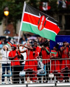 Team Kenya at Paris Olympics.