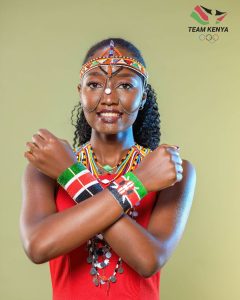 Team Kenya at Paris Olympics.