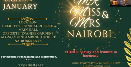 Mr, Miss & Mrs Nairobi 2025 Auditions.